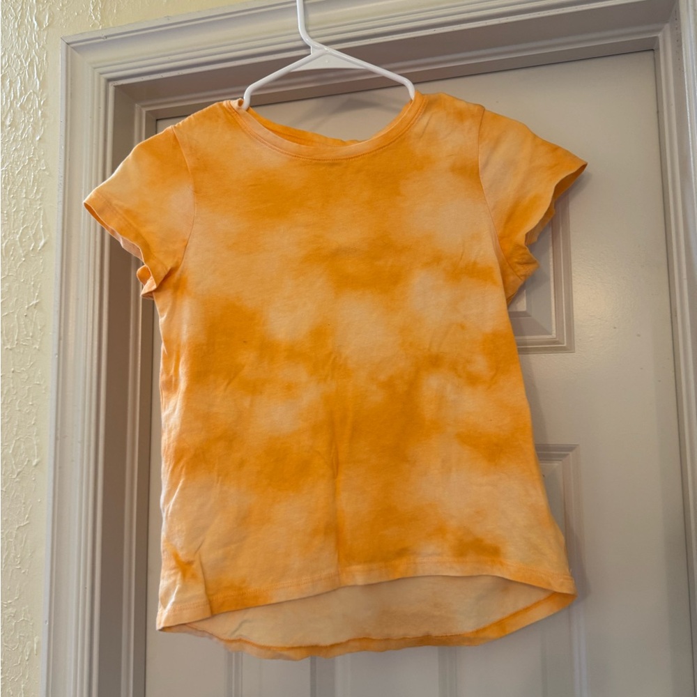Old Navy Orange Tie Dye Short Sleeve Tee size 14/16